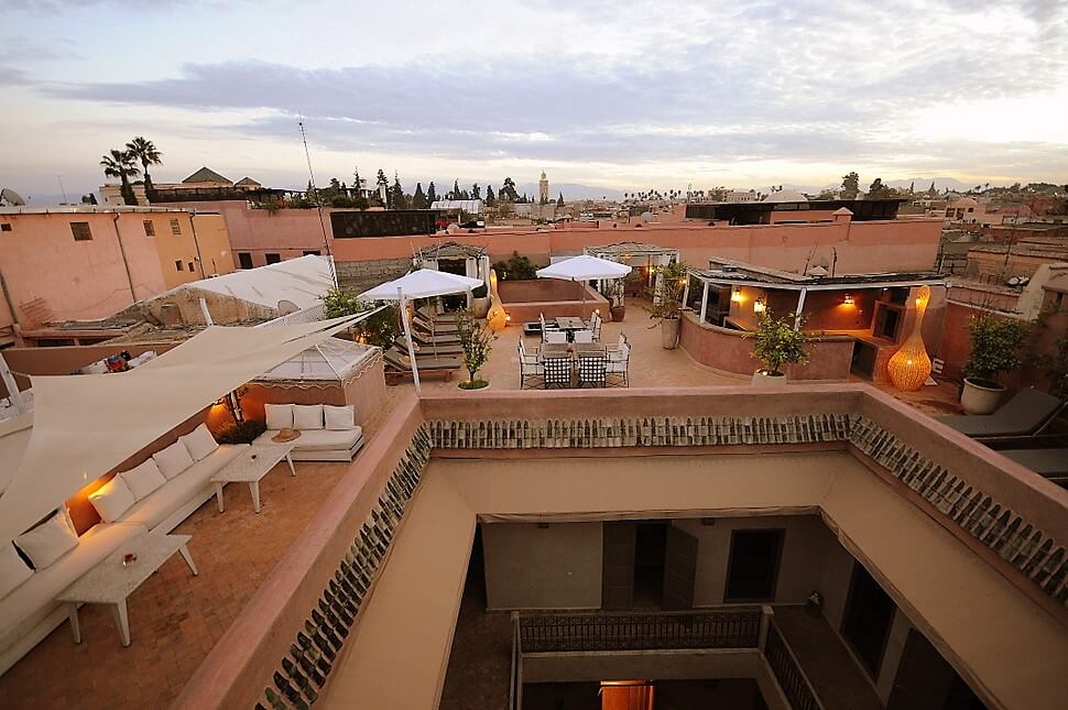 photos à Marrakech chambres piscine et spa